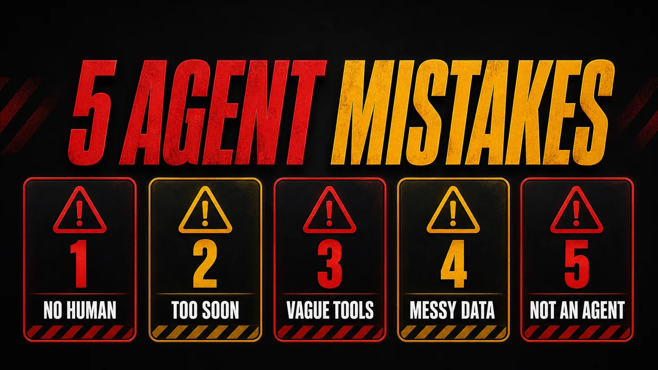 5 Mistakes Beginners Make When Building AI Agents (And How to Avoid Them)