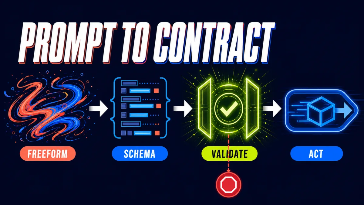 AI agent reliability shifts from prompts to schemas