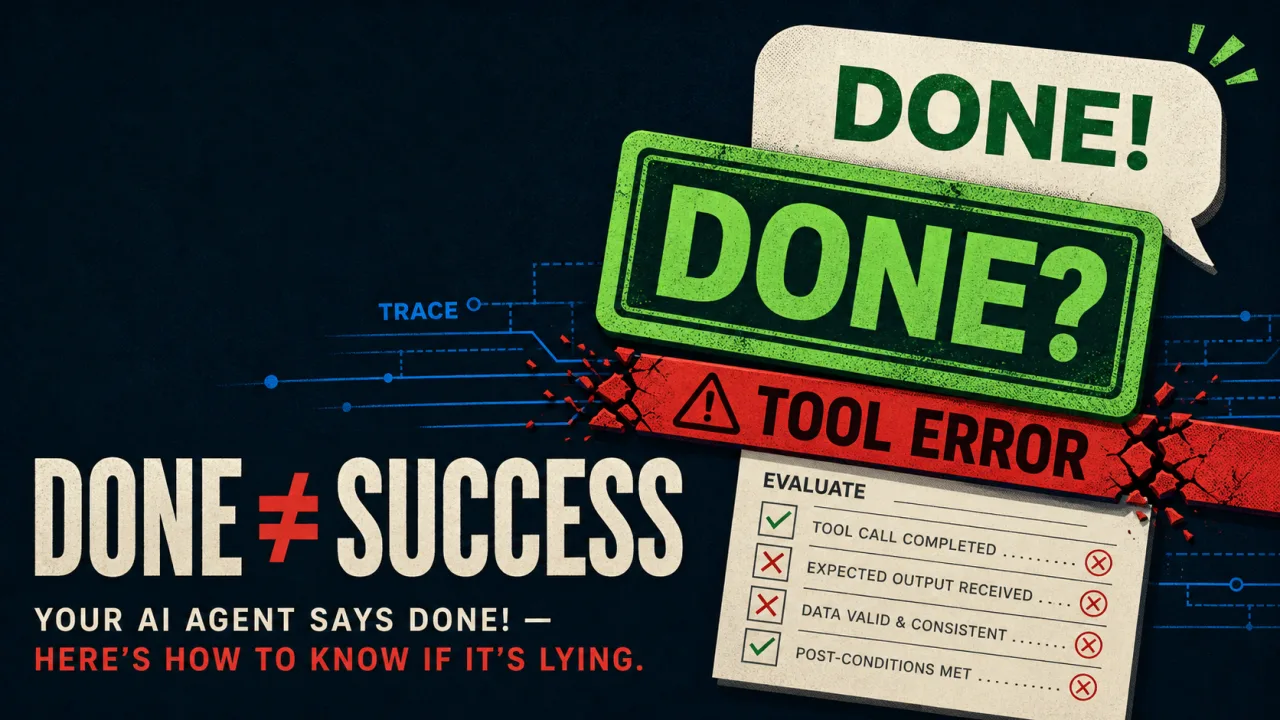 Your AI Agent Says “Done!” — Here’s How to Know If It’s Lying