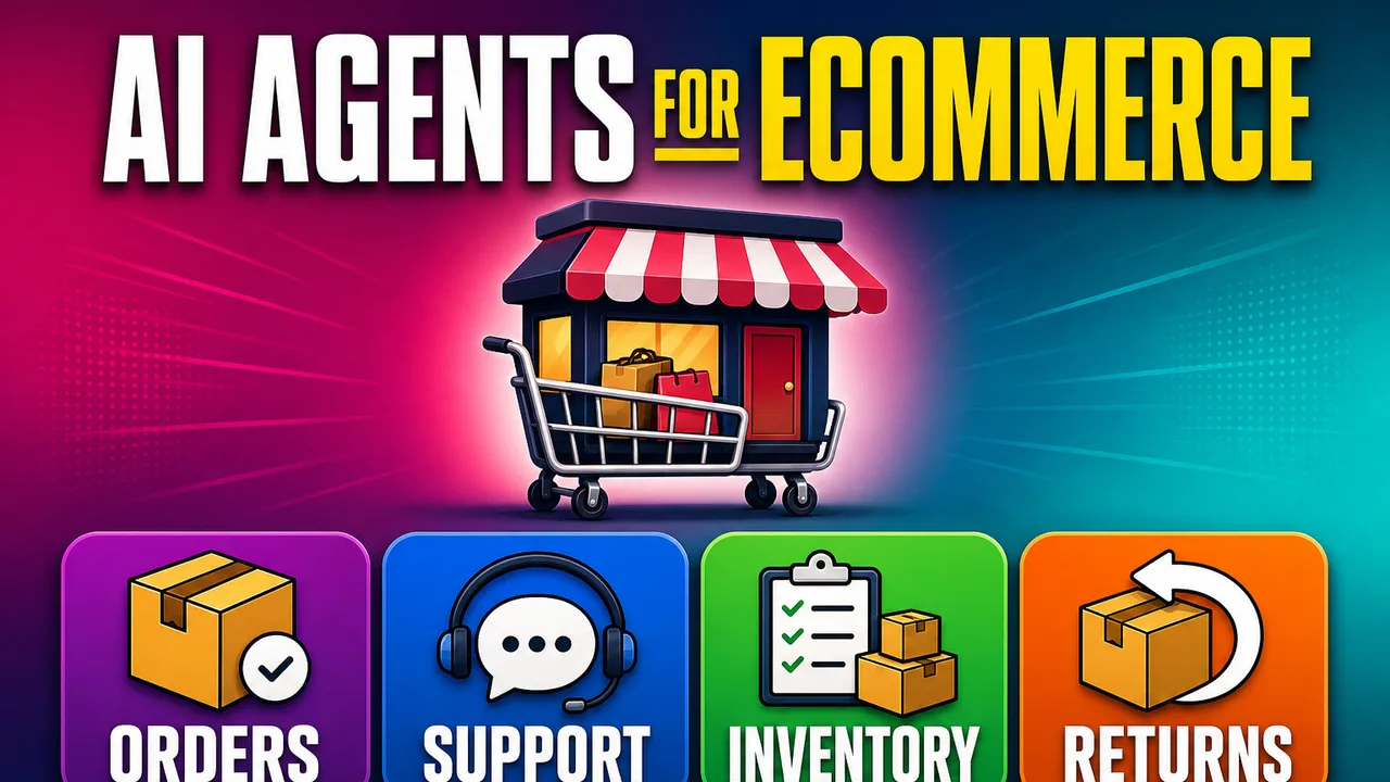 AI Agents for E-commerce: Support, Orders and Retention