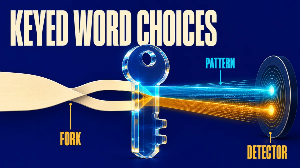 Claude text watermarks use low-stakes word choices