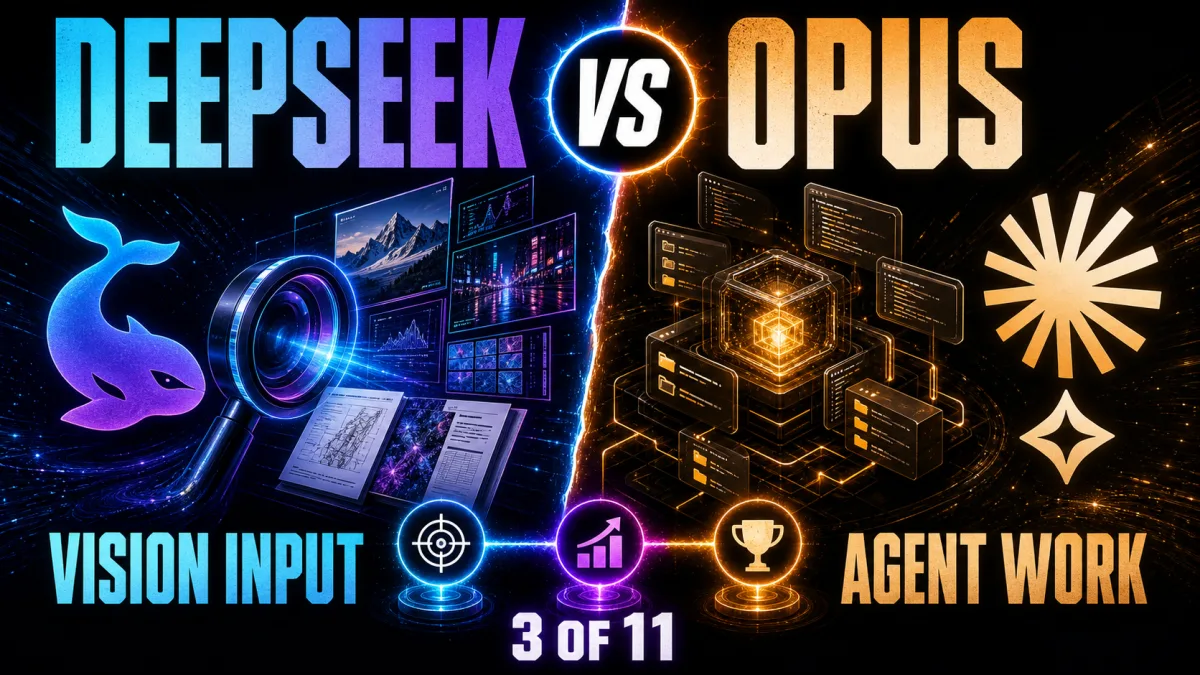 DeepSeek Vision Model Nears Opus 4.8, Wins 3 Tests