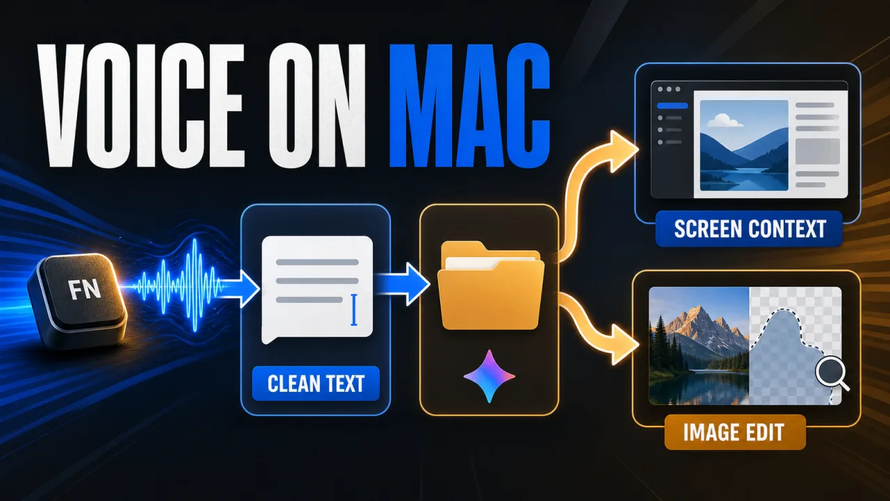Gemini for macOS adds voice control and smart dictation