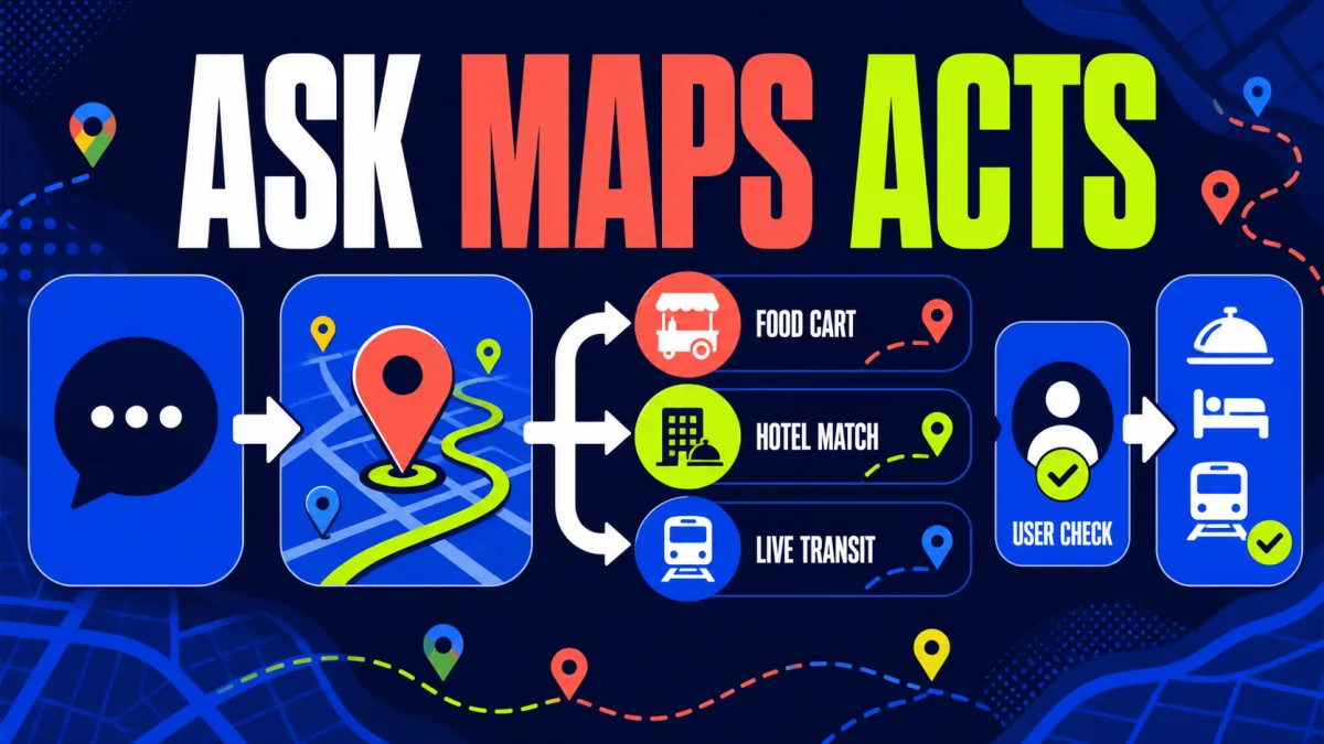 Google Maps turns Ask Maps into an agentic task assistant