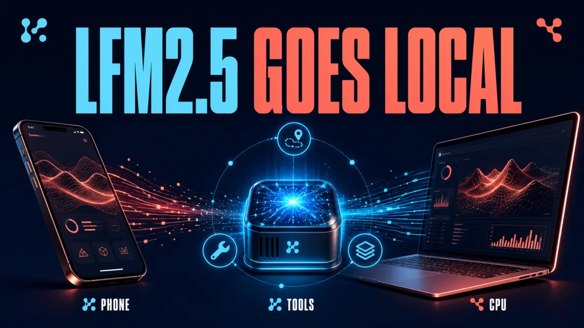LFM2.5-2.6B makes local agents practical on edge devices