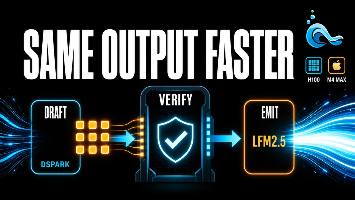 Liquid AI DSpark Speeds LFM2.5 Decoding Up to 3.18x