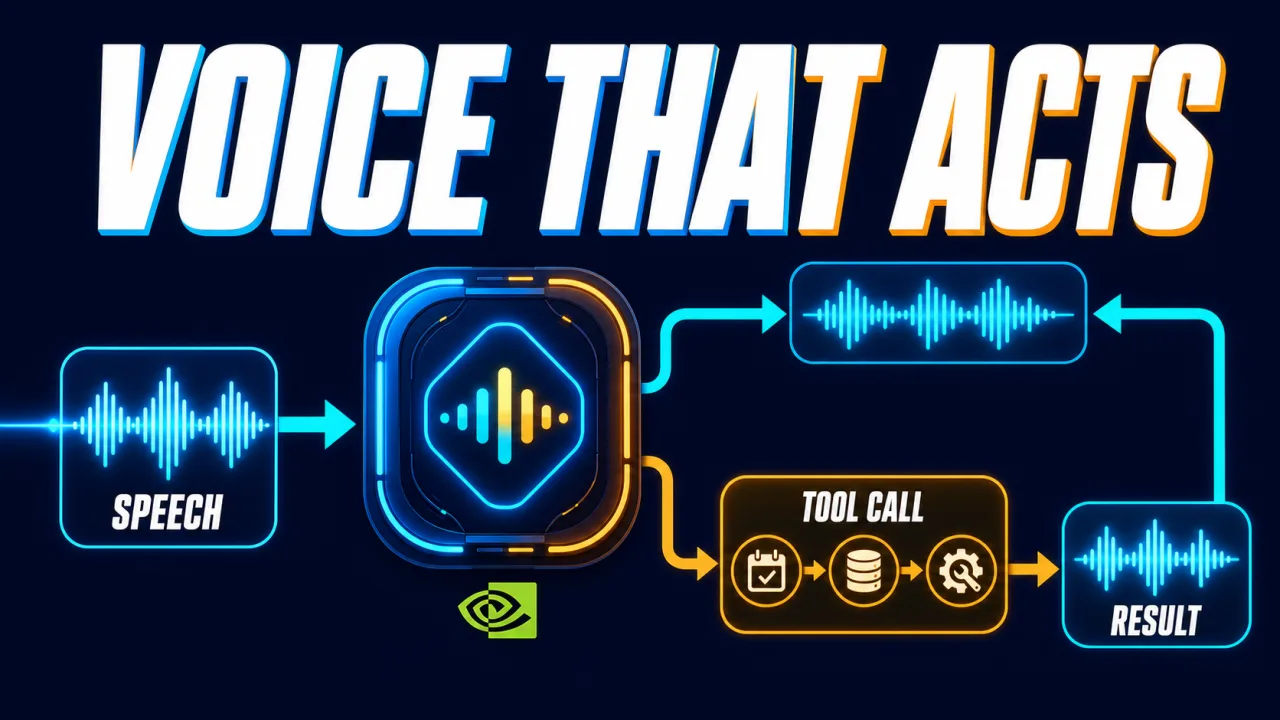 Nemotron VoiceChat brings live tool calls to open speech AI